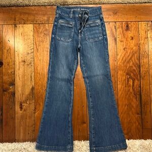 American Eagle Outfitters Blue Flare Jeans